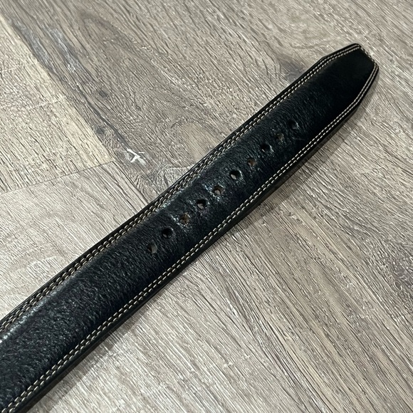 Brighton Belt 40W Hand made in USA Black Genuine Leather Belt - Picture 12 of 13